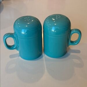 Turquoise Ceramic Salt and Pepper Shaker Set